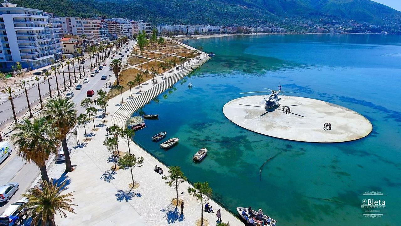Rias Seaside Apartments Vlore Luaran gambar